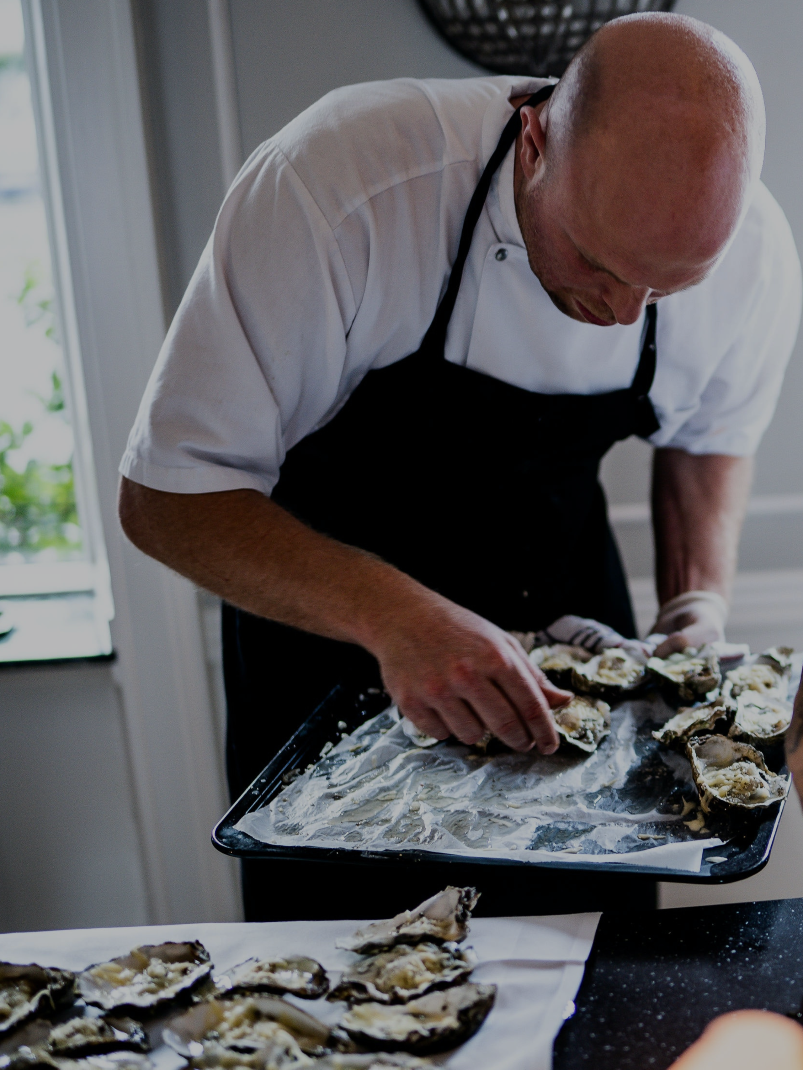 Private caterer serving up oysters in Cambridge